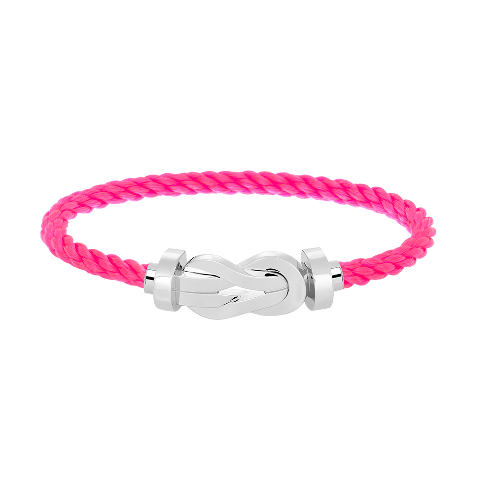 [⭐Shinejoy]CHANCE LARGE 8 FIGURE BUCKLE NO DIAMOND BRACELET SILVER