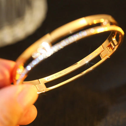 [⭐Shinejoy]Move Romane Diamond Bangle Bracelet