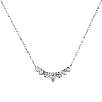 [Shinejoy Jewelry]華奢でカラフルなハートネックレス