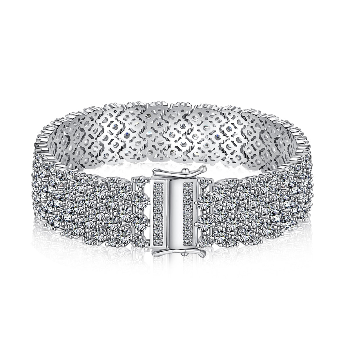 {
  "Shinejoy Jewelry": "Shinejoy Jewelry",
  "Ornate Elegant Round Cut Party Bracelet": "華やかでエレガントなラウンドカット・パーティーブレスレット"
}