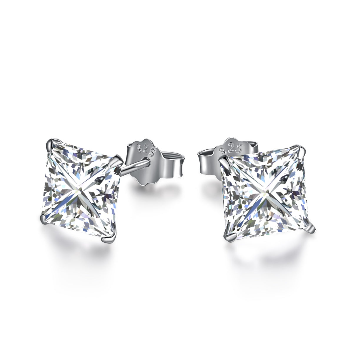 [Shinejoy Jewelry] 華やかなスクエア型ピアス