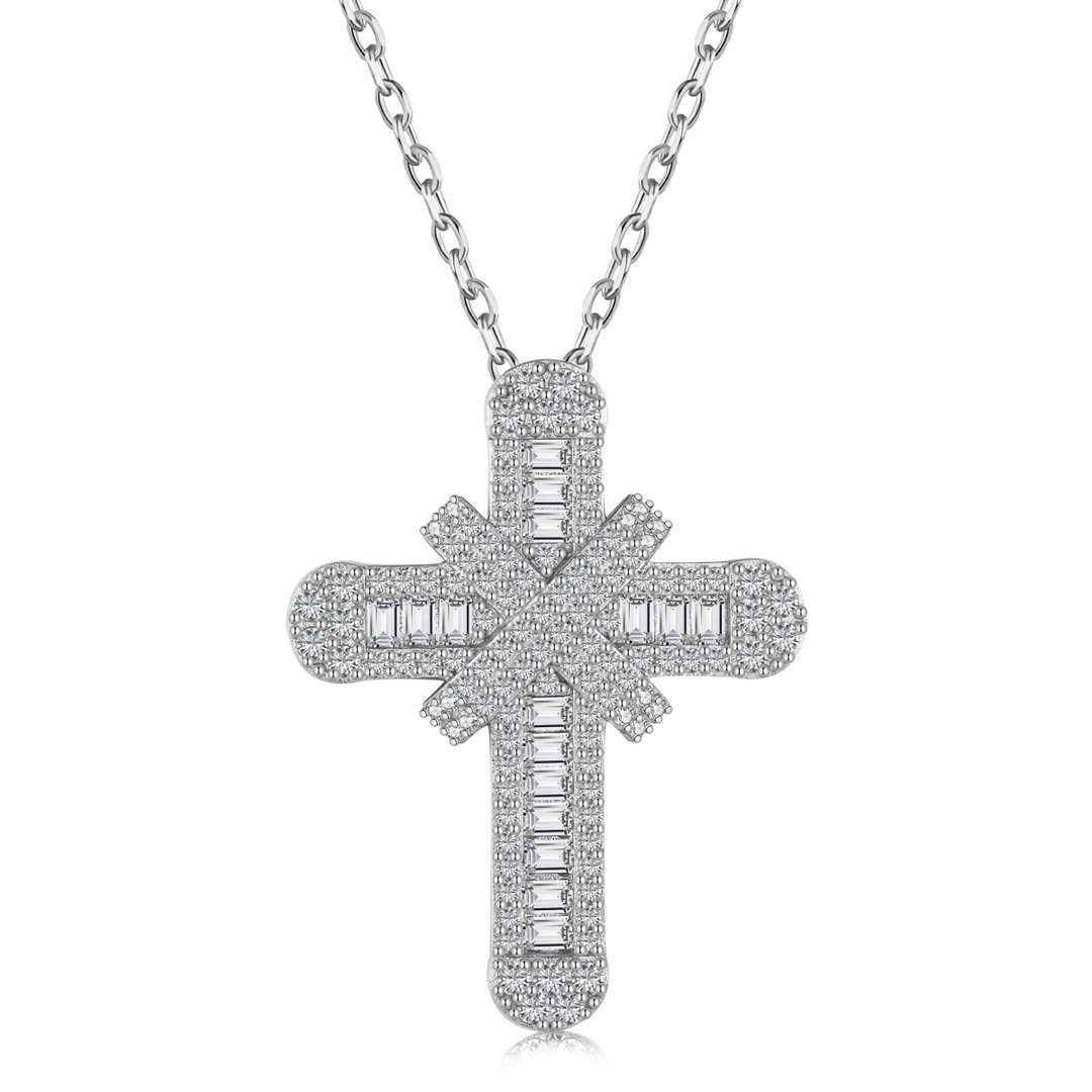 [Shinejoy Jewelry]カスミソウ ダイヤモンドネックレス