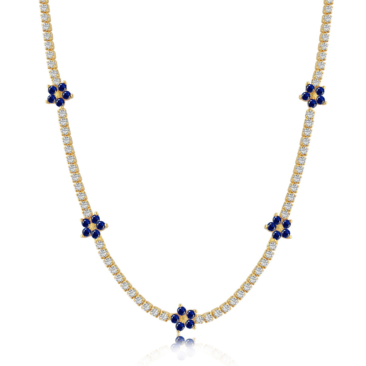 {
  "Shinejoy Jewelry": "シャインジョイ・ジュエリー",
  "Luxurious Colorful Flower Tennis Necklace": "ラグジュアリー カラフルフラワー テニスネックレス"
}