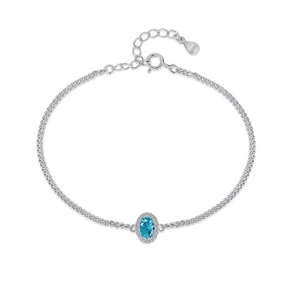[Shinejoy Jewelry] エレガントなオーバル型ブレスレット