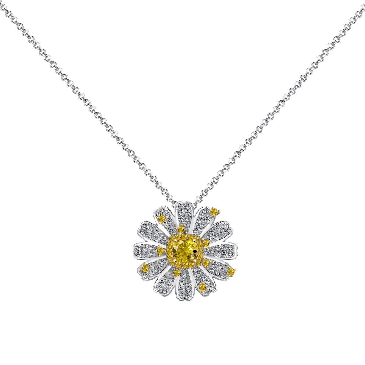 [Shinejoy Jewelry] 絶品デイジーネックレス