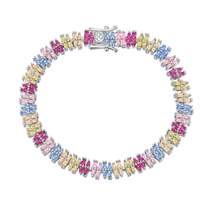 {
  "Shinejoy Jewelry": "シャインジョイ・ジュエリー",
  "Sparkling Exquisite Multi Cut Party Bracelet": "輝く繊細なマルチカット・パーティーブレスレット"
}