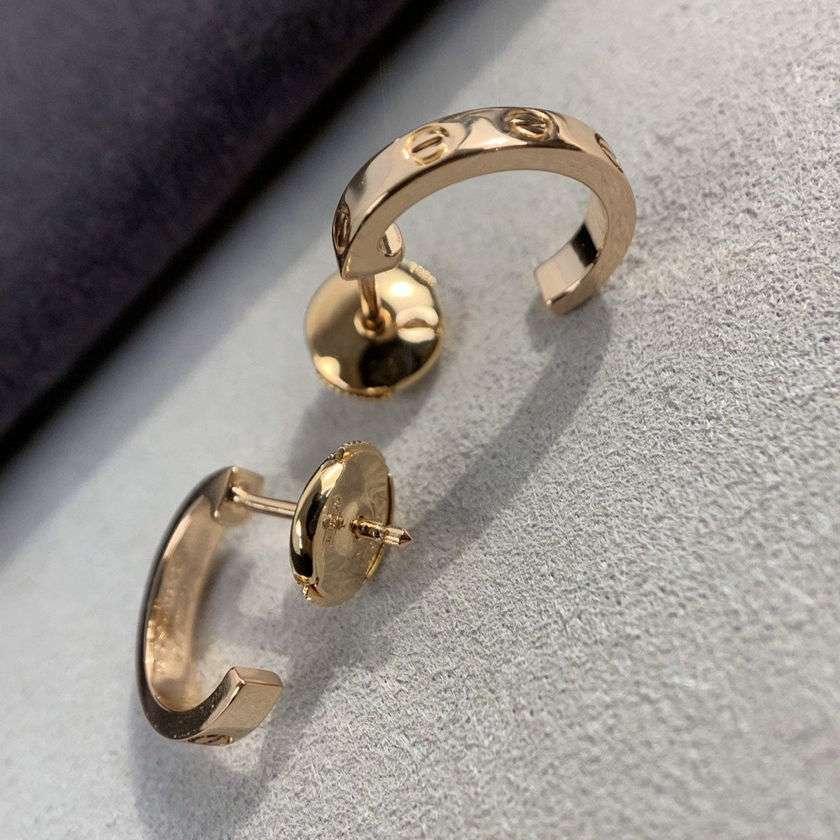 [⭐Shinejoy]LOVE イヤリング 2.65MM ピンクゴールド