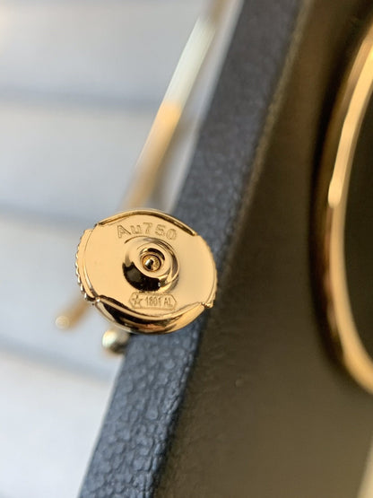 [⭐Shinejoy]JUSTE イヤリング ゴールド ダイヤモンド 1.8mm