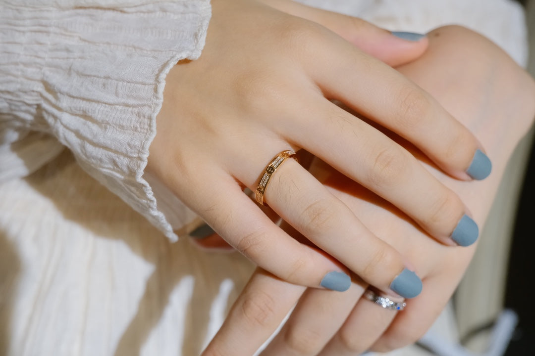 [⭐Shinejoy] ラブリング 2.65MM ダイヤモンド