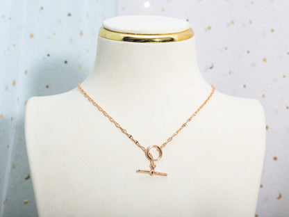 [⭐Shinejoy]ECHAPPEE NECKLACE PINK GOLD