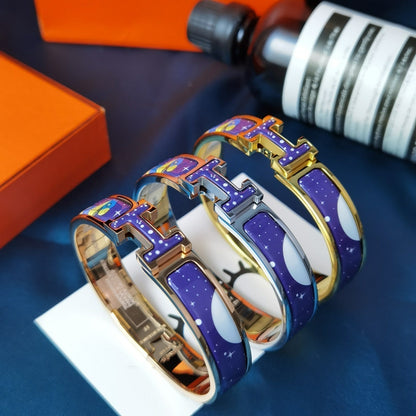 [⭐Shinejoy]H 星と月のブレスレット 12mm