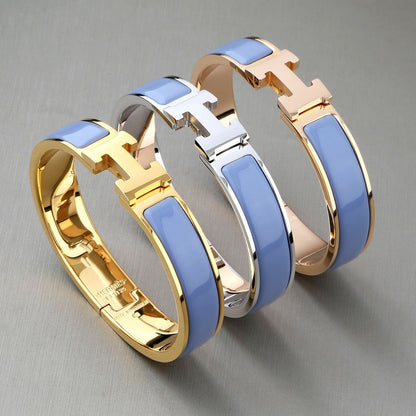 [⭐Shinejoy]H BRACELET ROMANTIC BLUE 12MM