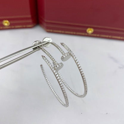 [⭐Shinejoy]JUSTE EARRINGS FULL DIAMONDS 1.8MM