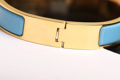 [⭐Shinejoy]H CLOUD BLUE BRACELET GOLD DIAMOND