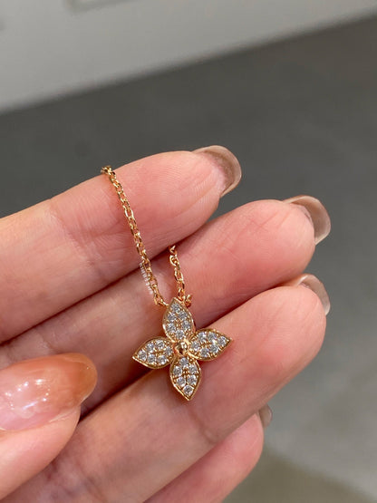[⭐Shinejoy]STAR DIAMOND NECKALCE