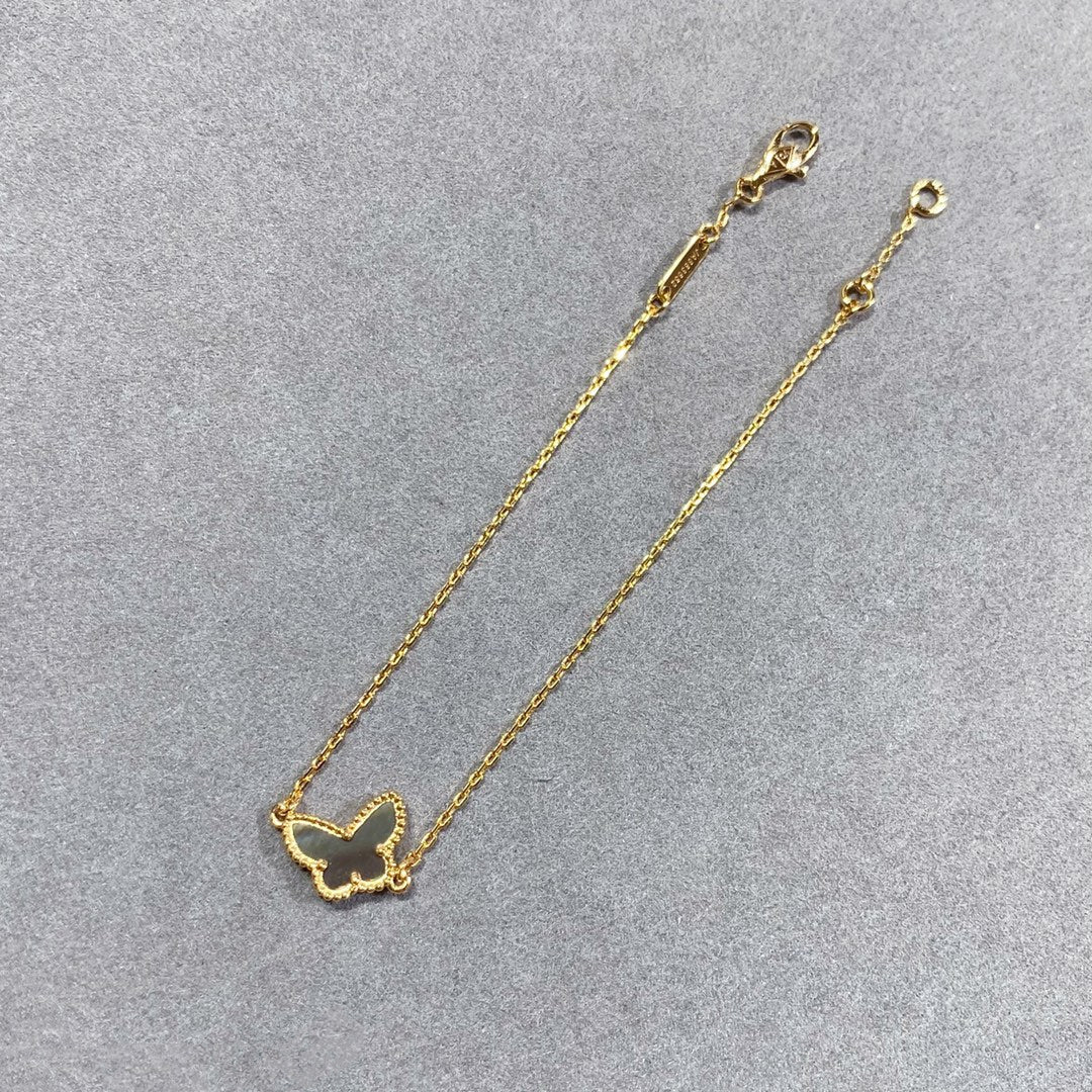 [⭐Shinejoy]バタフライ ダークMOP バタフライ ブレスレット