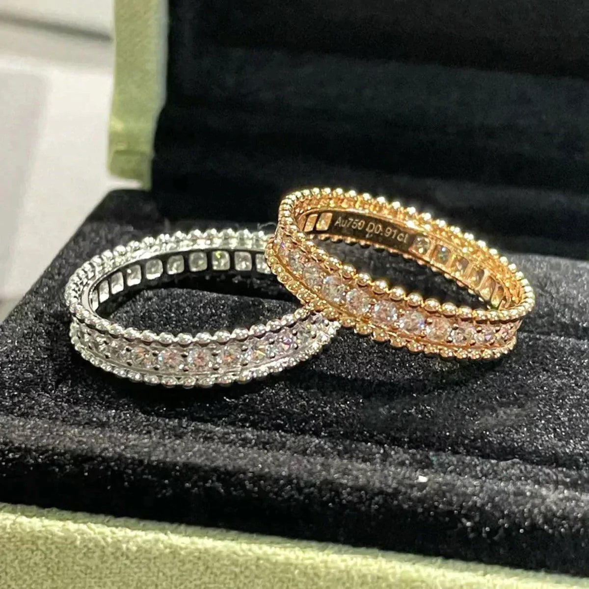 [⭐Shinejoy]PERLEE DIAMOND ROSE GOLD RING