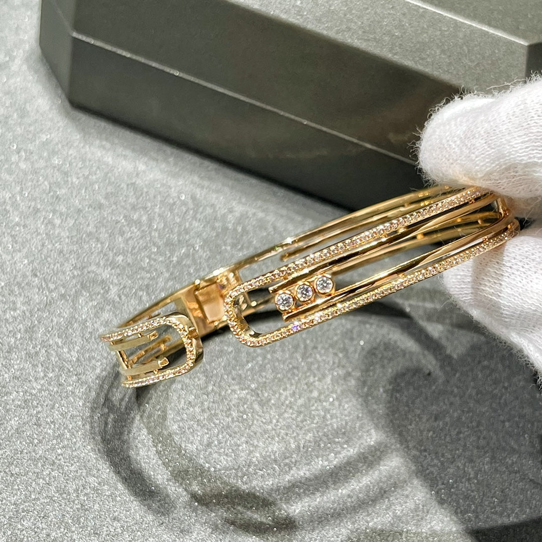 [⭐Shinejoy]MOVE 10TH PAVED DIAMOND BRACELET