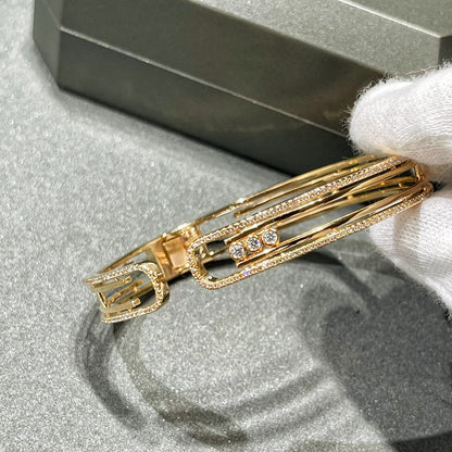 [⭐Shinejoy]MOVE 10TH PAVED DIAMOND BRACELET