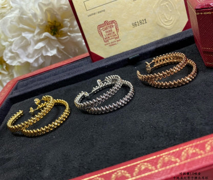 [⭐Shinejoy]CLASH LARGE HOOP EARRINGS