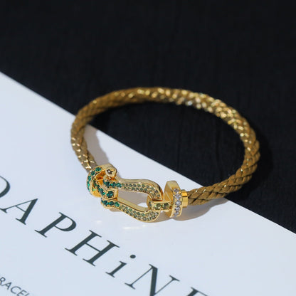 [⭐Shinejoy]FORCE 10 GOLD GREEN DIAMOND PAVED