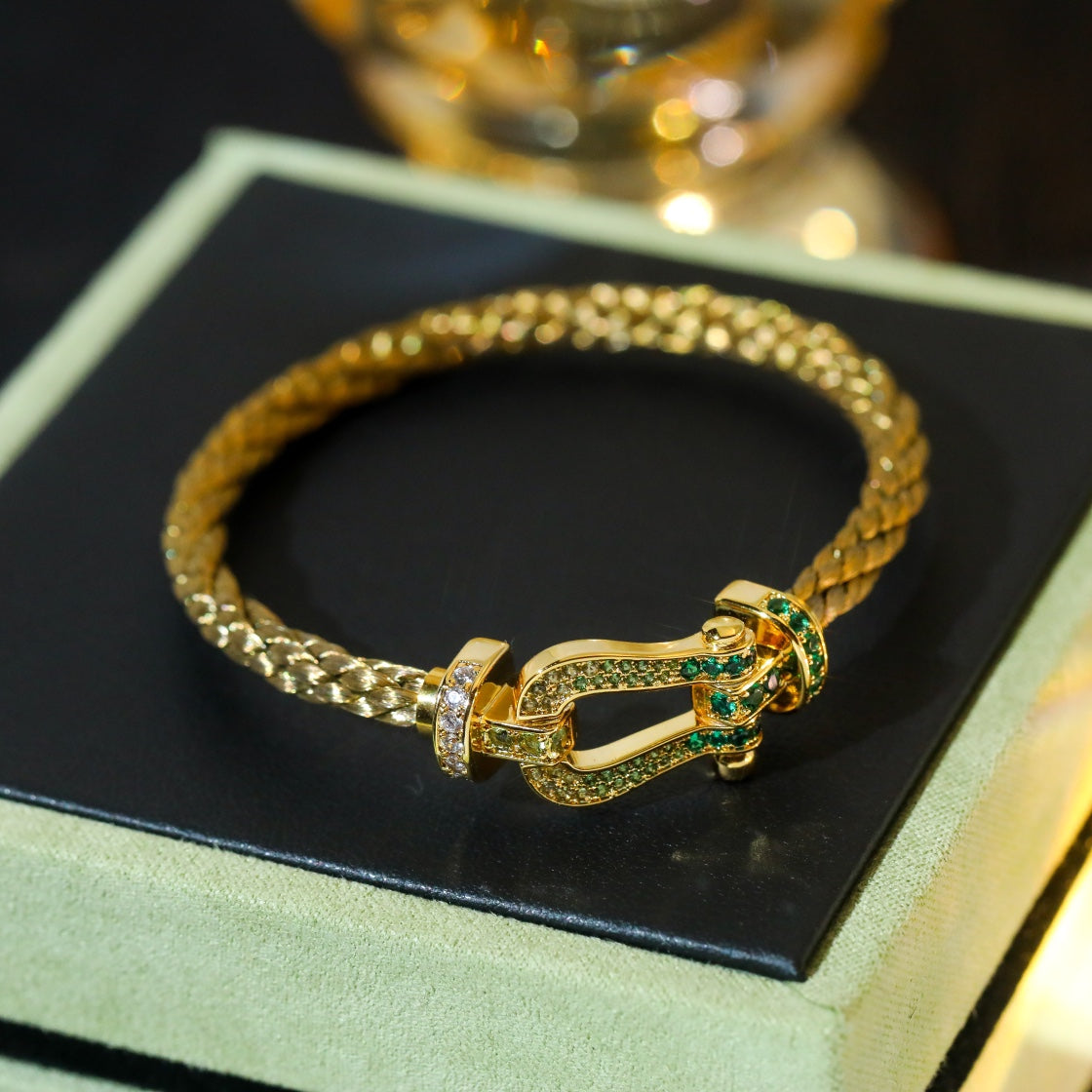 [⭐Shinejoy]FORCE 10 GOLD GREEN DIAMOND PAVED