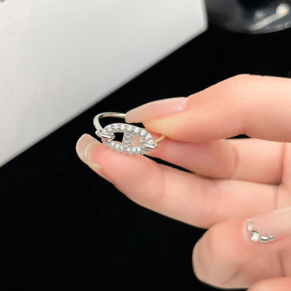 [⭐Shinejoy]RONDE SMALL SILVER DIAMOND RING