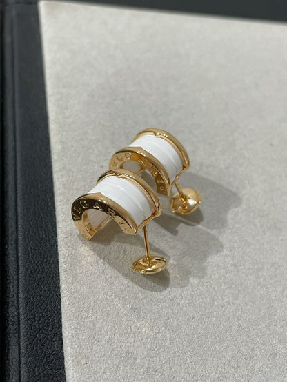 [⭐Shinejoy]ZERO 1 ピンクゴールド セラミックピアス
