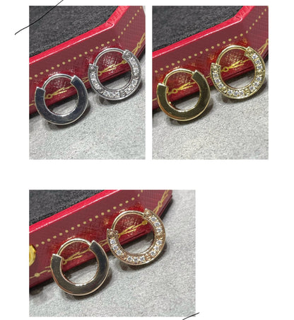 [⭐Shinejoy]LOVE DIAMOND EARRINGS
