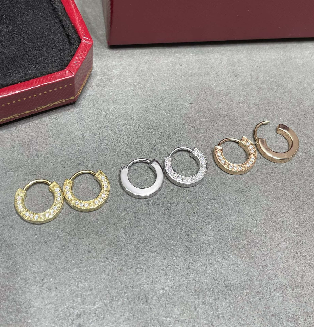 [⭐Shinejoy]LOVE DIAMOND EARRINGS