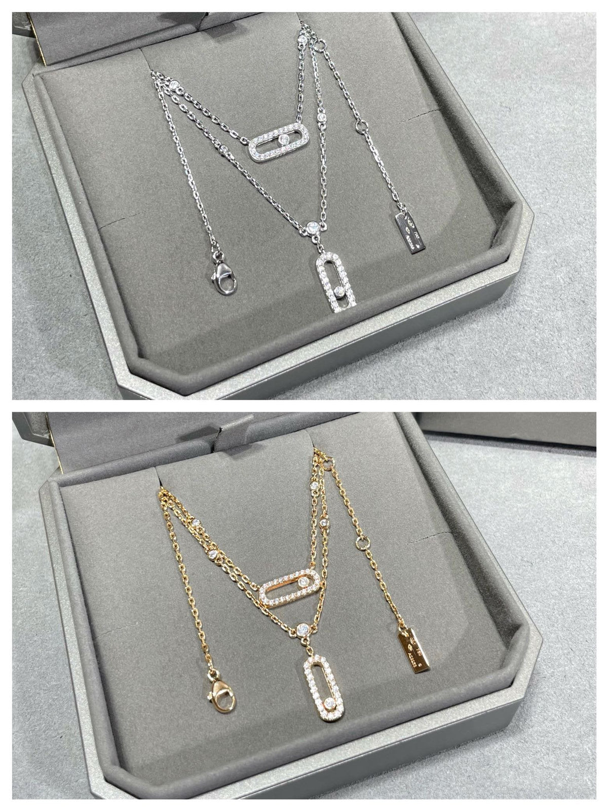 {
  "⭐Shinejoy": "2連ダイヤモンドネックレス"
}