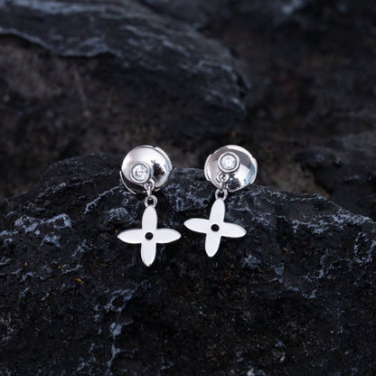 [⭐Shinejoy]VIDYLLE シルバーダイヤモンドミニドロップピアス