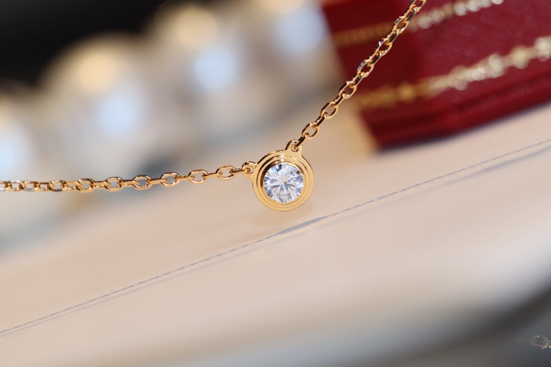 [⭐Shinejoy]DAMOUR ダイヤモンドネックレス