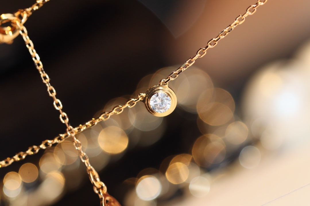 [⭐Shinejoy]DAMOUR ダイヤモンドネックレス