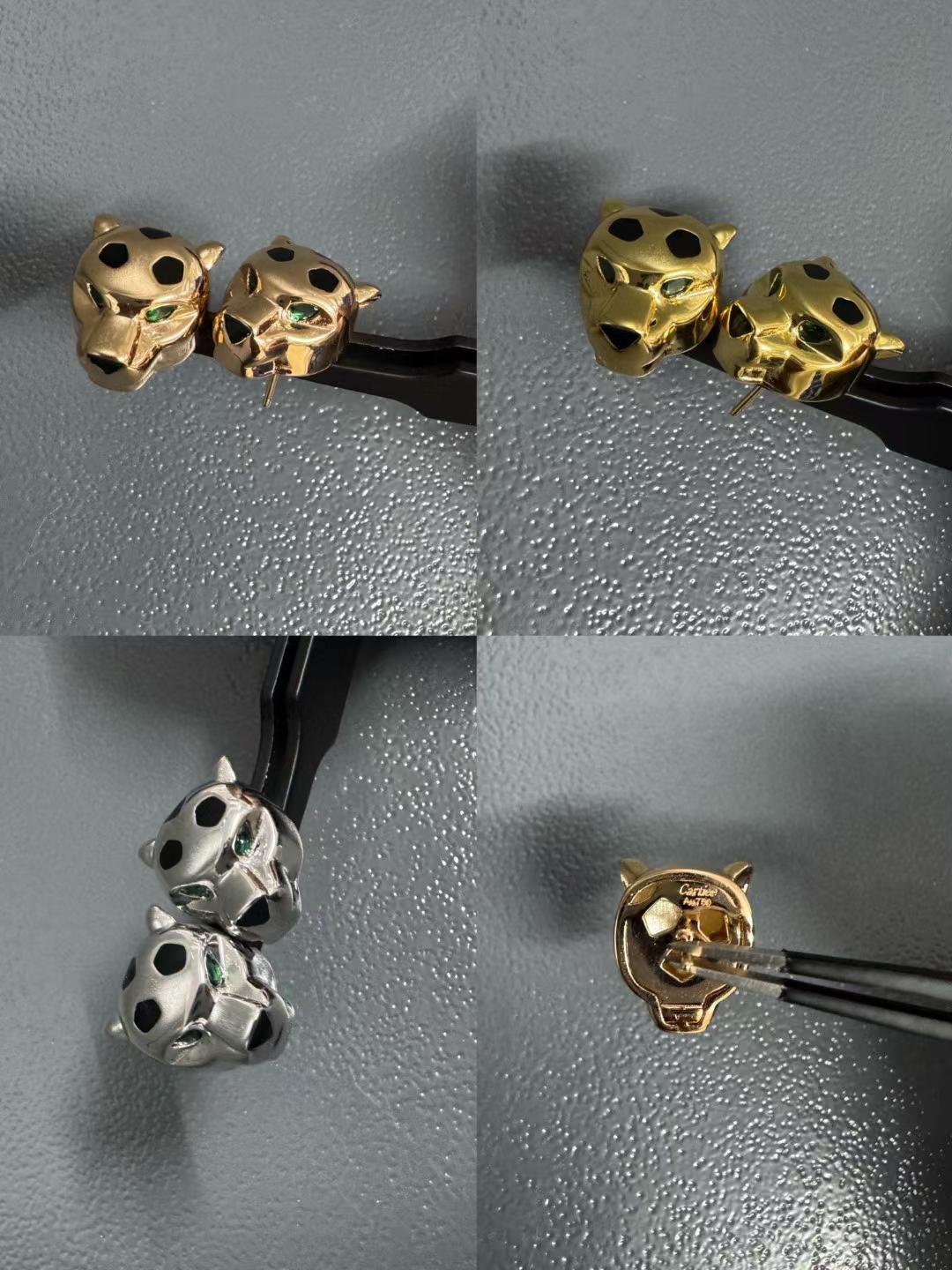 [⭐Shinejoy]チーター柄スタッドピアス（3色）