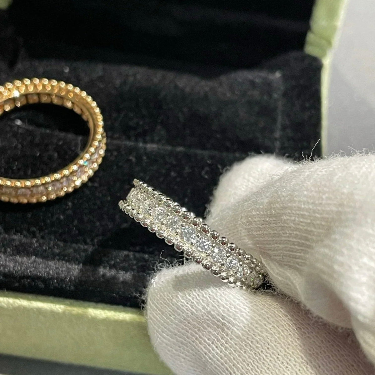 [⭐Shinejoy]PERLEE DIAMOND ROSE GOLD RING