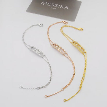 [⭐Shinejoy] ムーブ クラシック パヴェ ブレスレット