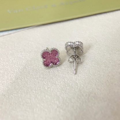 [⭐Shinejoy]2026 NEW MINI CLOVER 1 MOTIF  BUBBLE PINK ENAMEL
