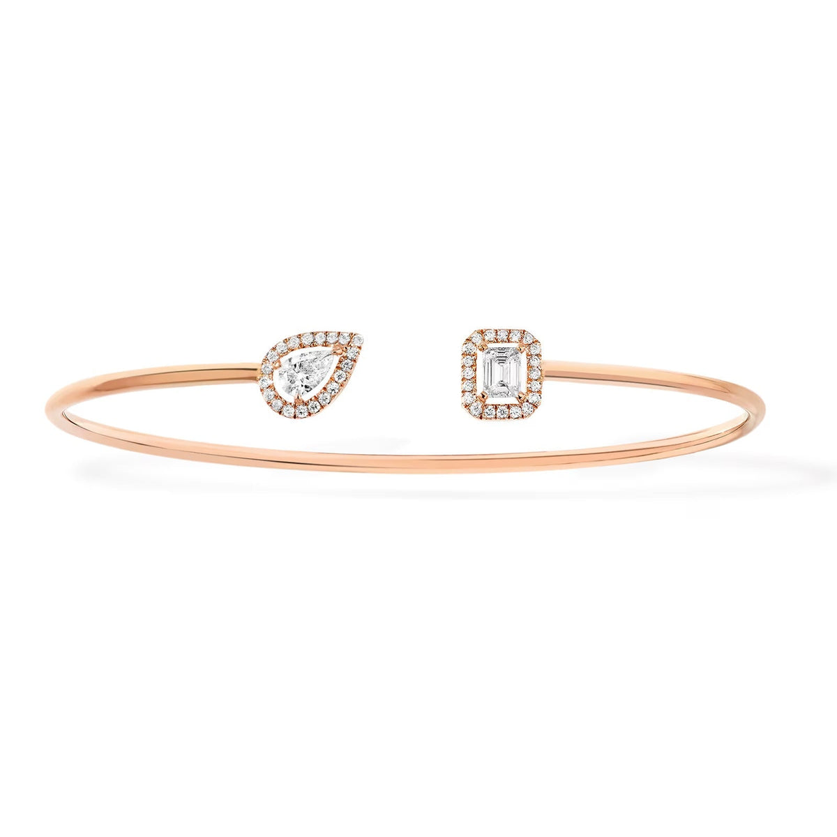 [⭐Shinejoy]JONC FLEX MY TWIN TOI & MOI SILVER DIAMOND BRACELET