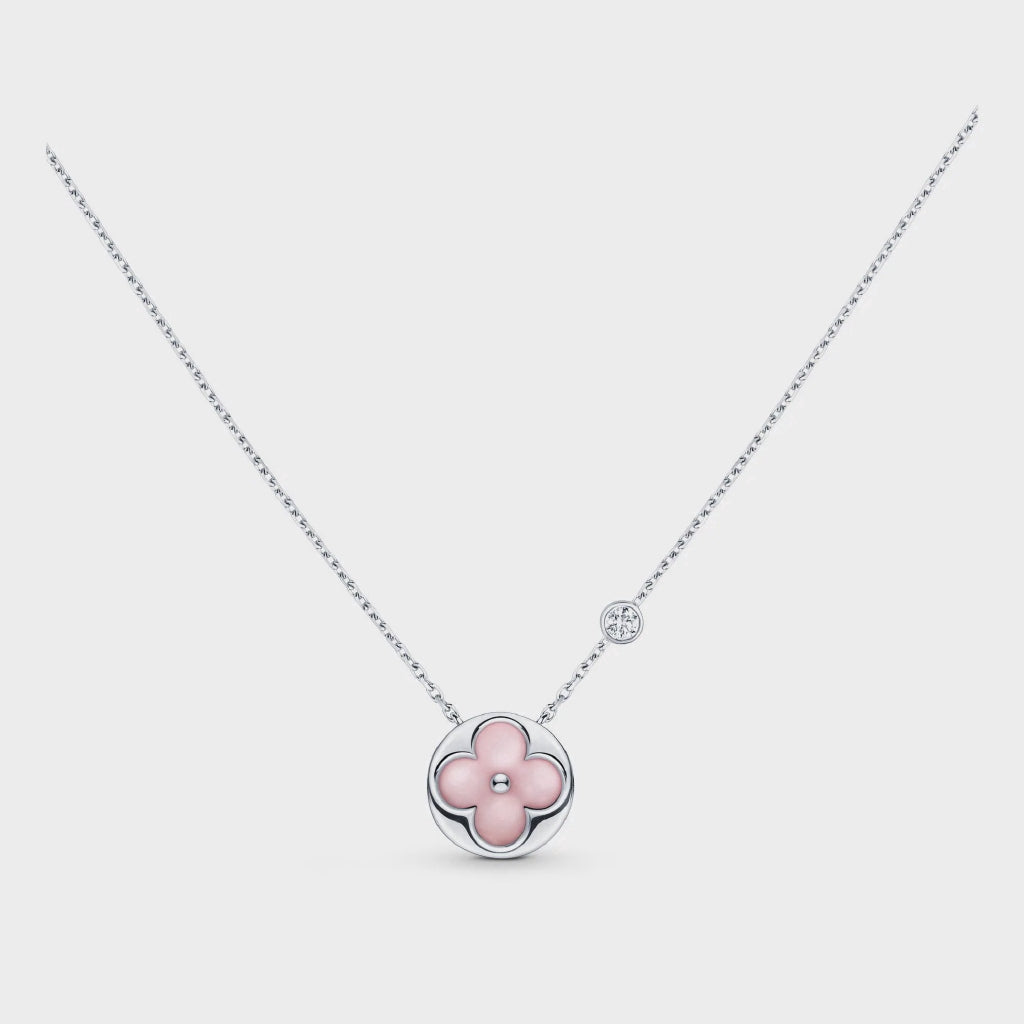[⭐Shinejoy]SUN MOTIF PINK MOP SILVER BRACELET