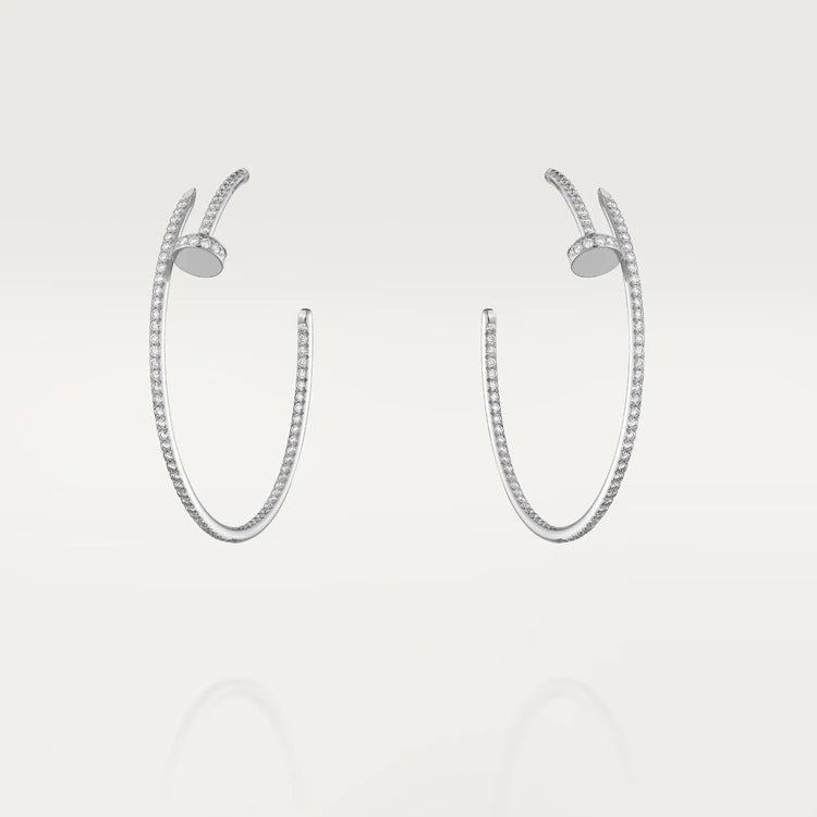 [⭐Shinejoy]JUSTE EARRINGS FULL DIAMONDS 1.8MM