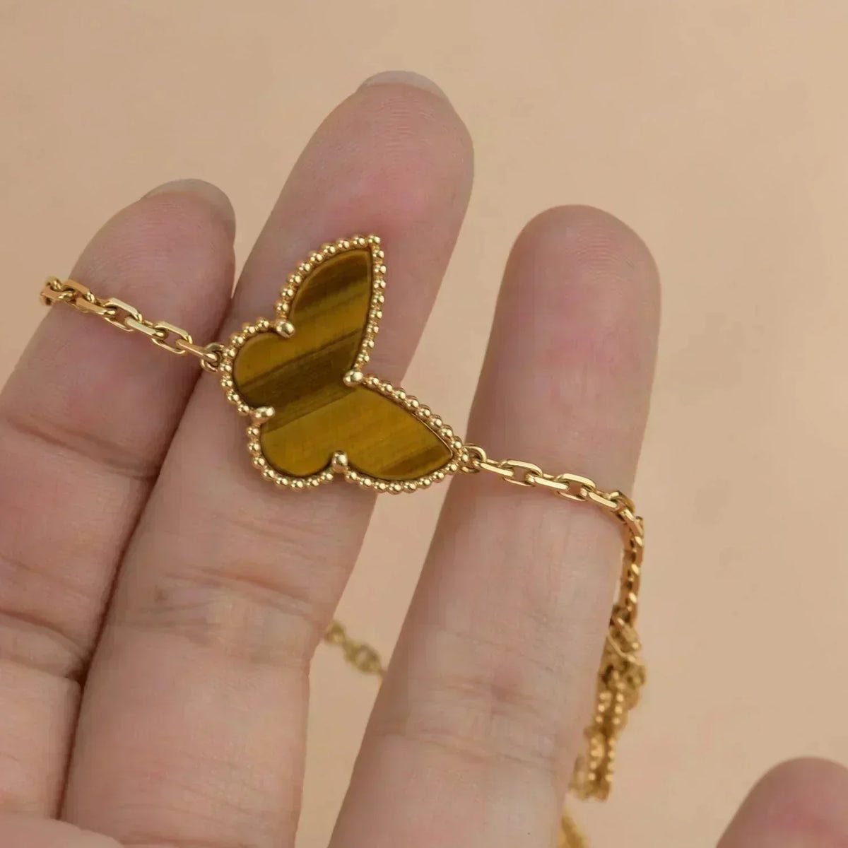 [⭐Shinejoy]ラッキースプリング 5モチーフ ゴールドブレスレット