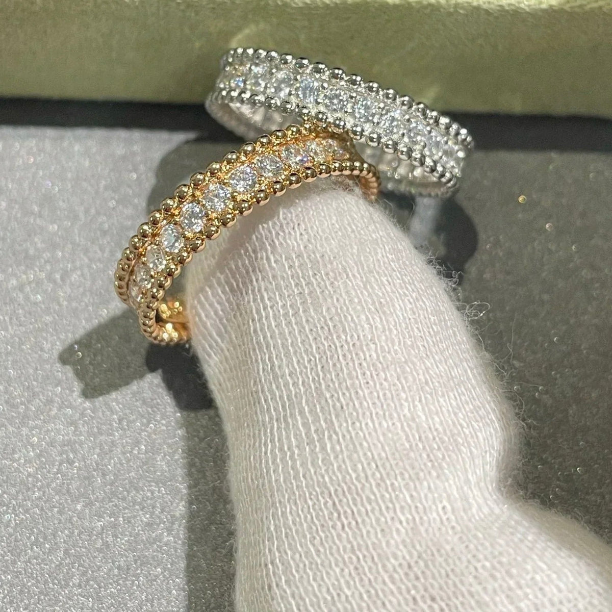 [⭐Shinejoy]PERLEE DIAMOND ROSE GOLD RING