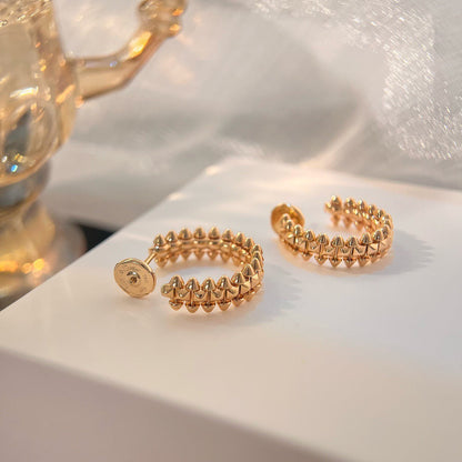 [⭐Shinejoy]CLASH SMALL HOOP EARRINGS