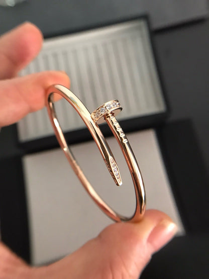 [⭐Shinejoy]ジュスト アン クル ブレスレット 3.5mm ダイヤモンド