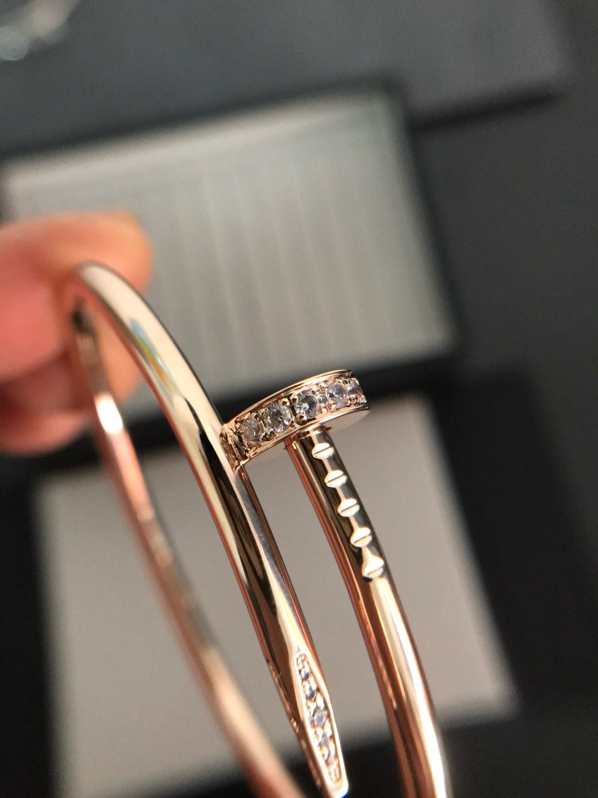 [⭐Shinejoy]ジュスト アン クル ブレスレット 3.5mm ダイヤモンド