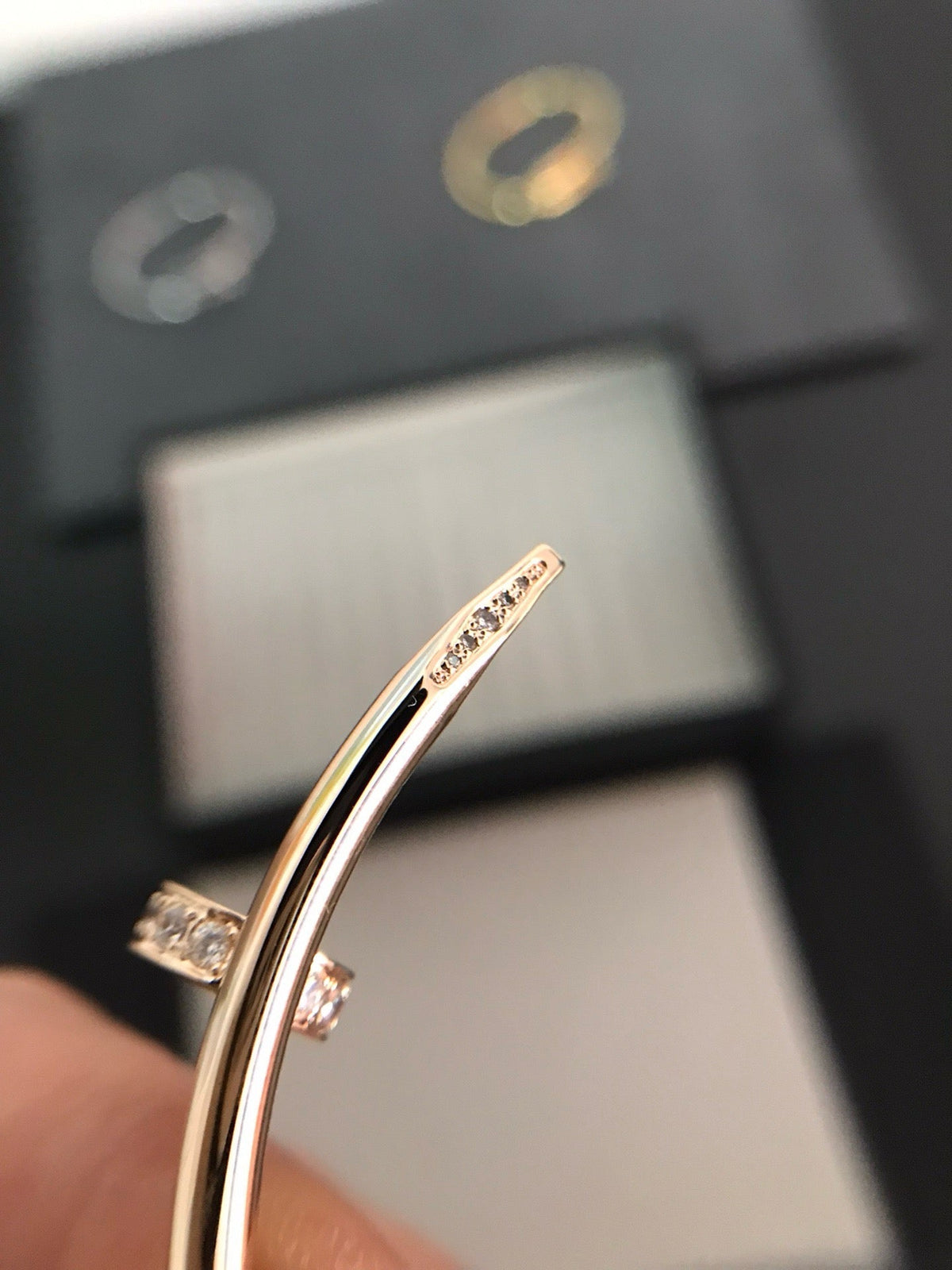 [⭐Shinejoy]ジュスト アン クル ブレスレット 3.5mm ダイヤモンド
