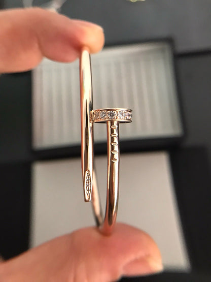 [⭐Shinejoy]ジュスト アン クル ブレスレット 3.5mm ダイヤモンド