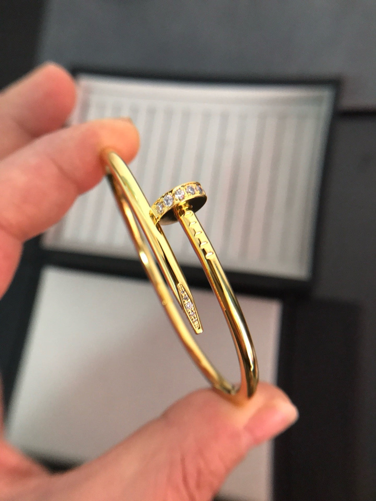 [⭐Shinejoy]ジュスト アン クル ブレスレット 3.5mm ダイヤモンド