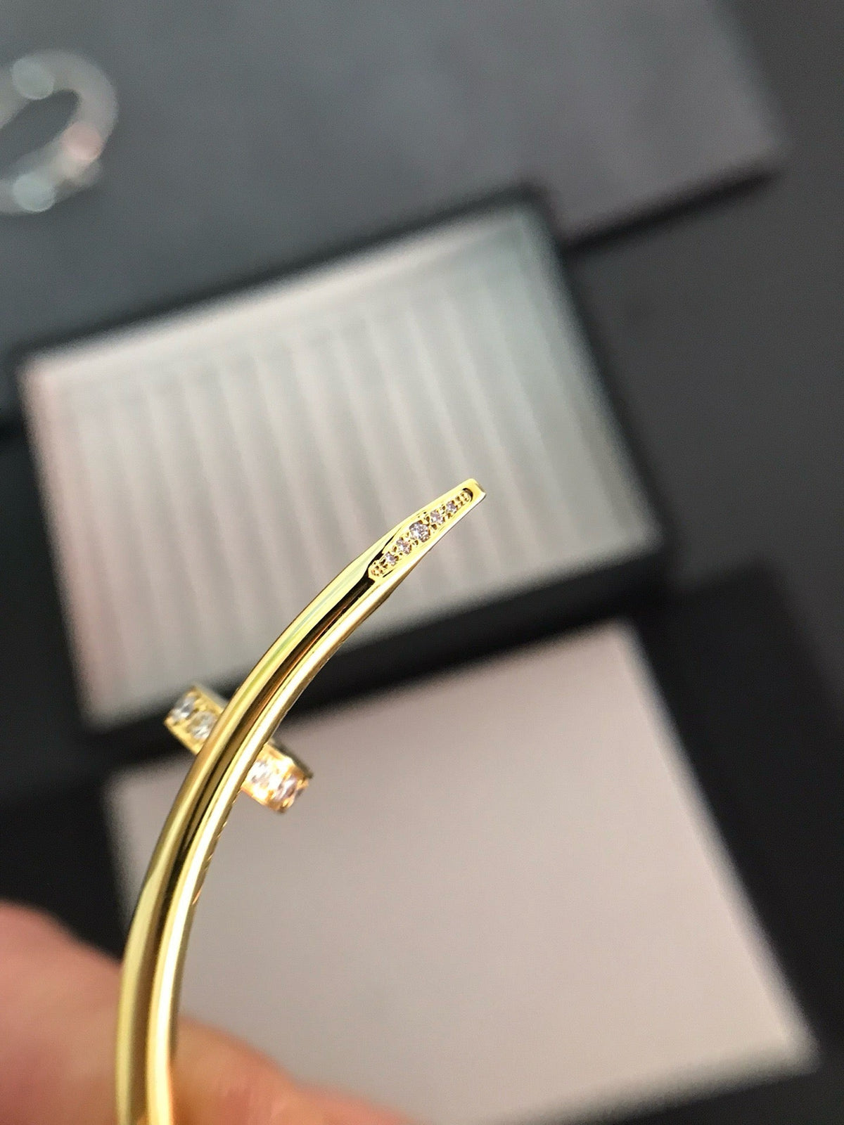 [⭐Shinejoy]ジュスト アン クル ブレスレット 3.5mm ダイヤモンド